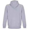 Grey Marl - Back - SOLS Unisex Adult Calipso Marl Full Zip Hoodie