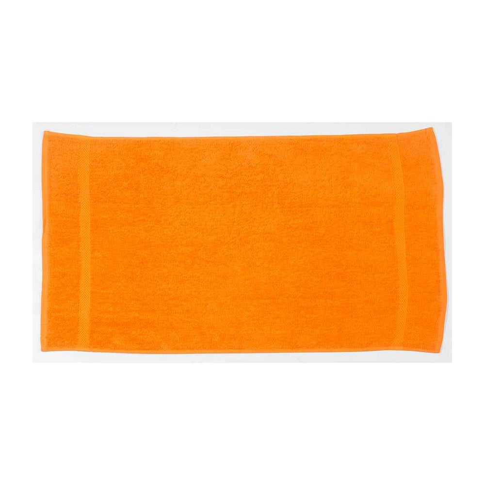 Orange - Front - Towel City Luxury Hand Towel