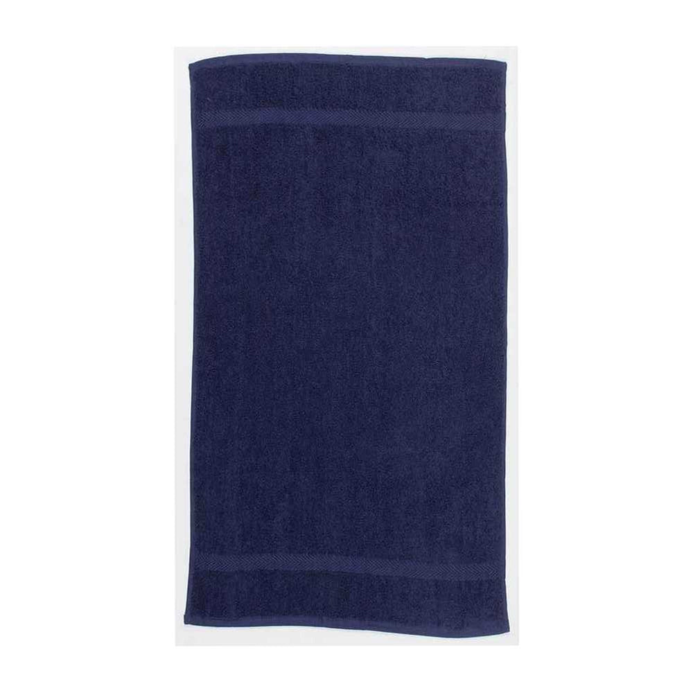 Navy - Back - Towel City Luxury Hand Towel
