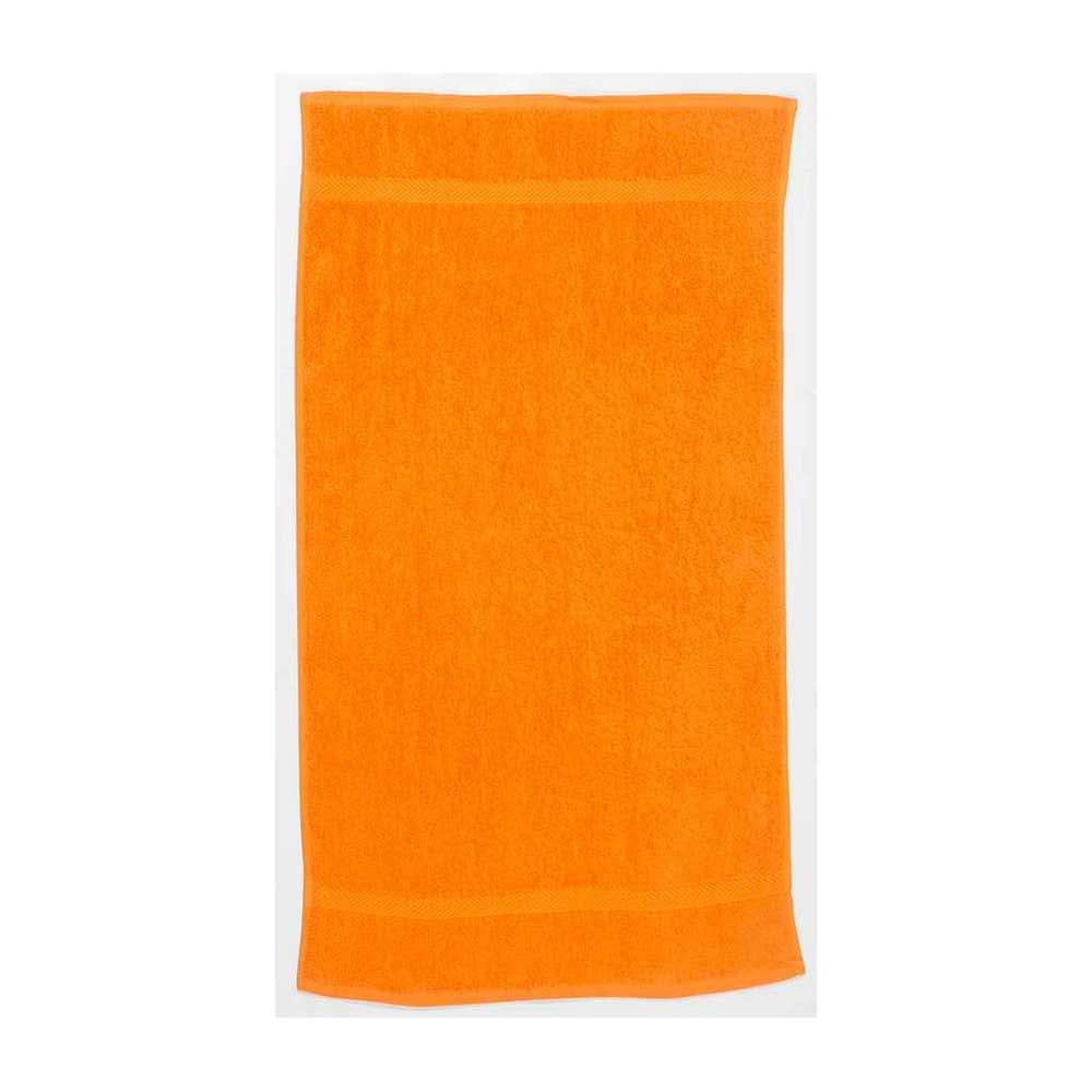 Orange - Back - Towel City Luxury Hand Towel