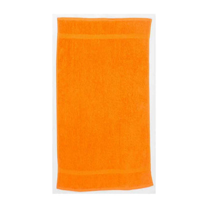 Orange - Back - Towel City Luxury Hand Towel