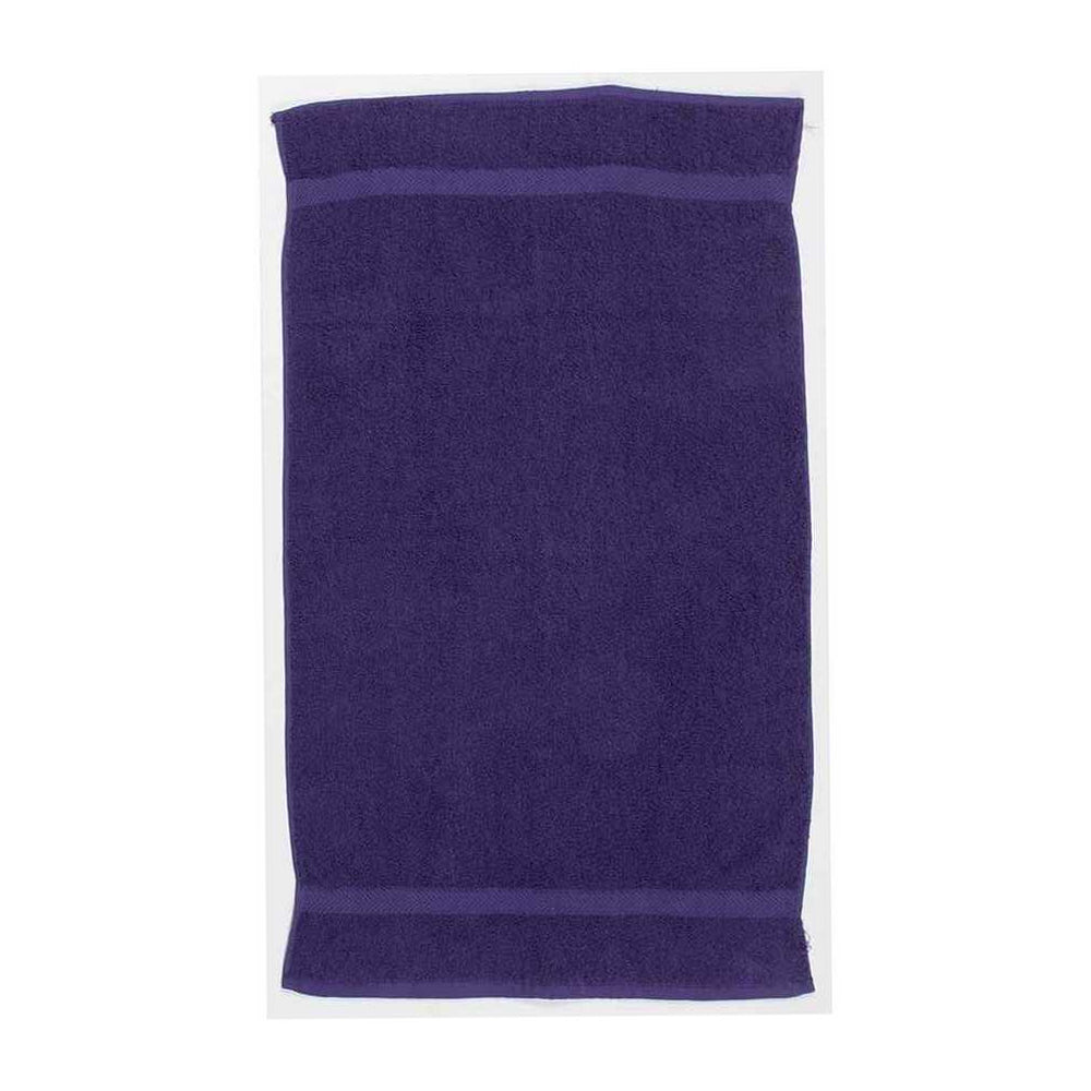 Purple - Back - Towel City Luxury Hand Towel