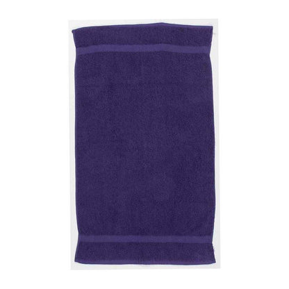 Purple - Back - Towel City Luxury Hand Towel