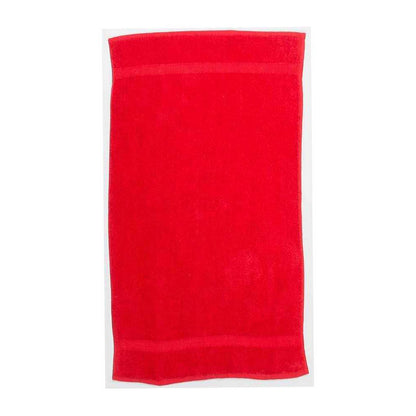 Red - Back - Towel City Luxury Hand Towel