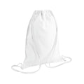 White - Front - Bagbase Sublimation Drawstring Bag