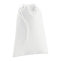 White - Front - Bagbase Sublimation Drawstring Bag