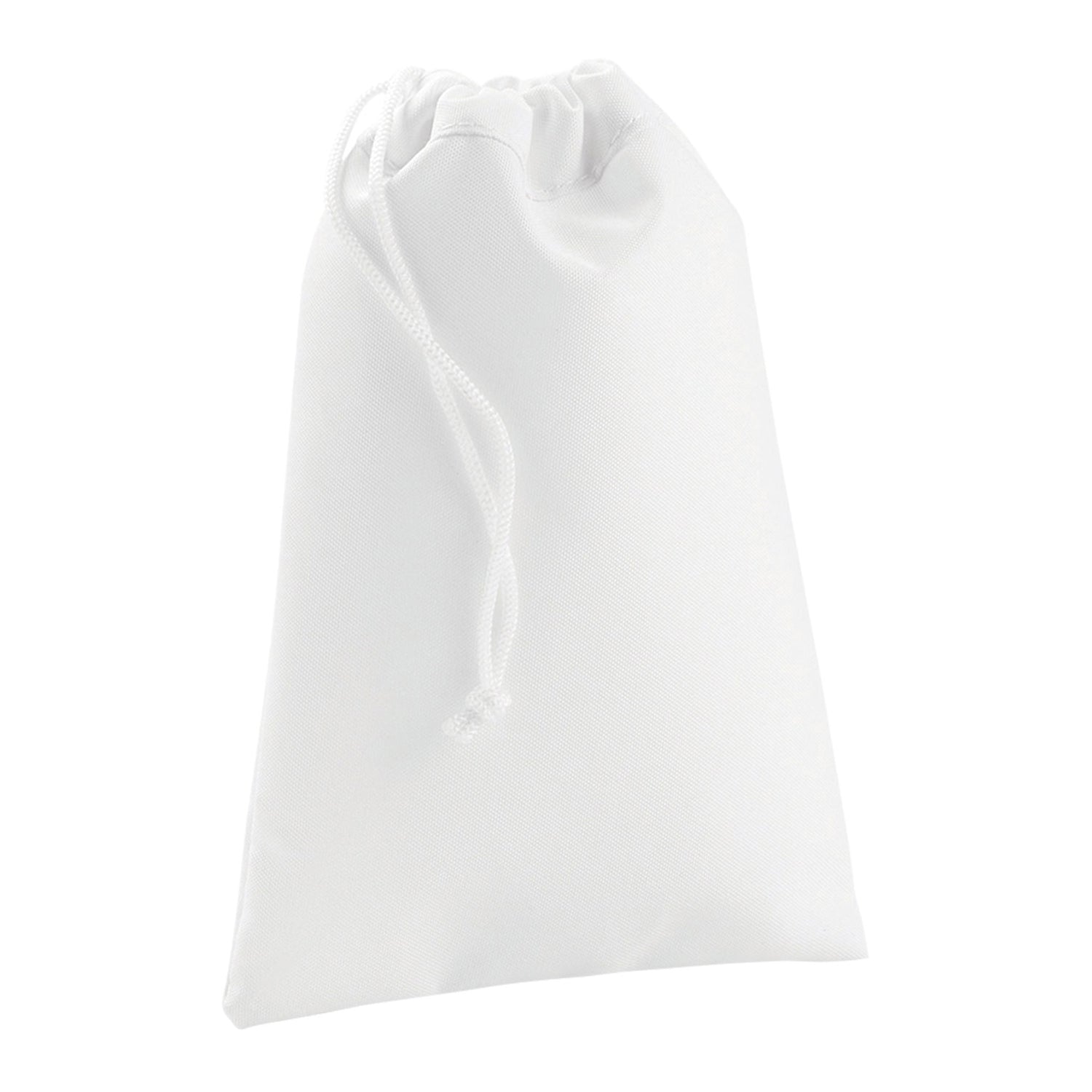 White - Front - Bagbase Sublimation Drawstring Bag