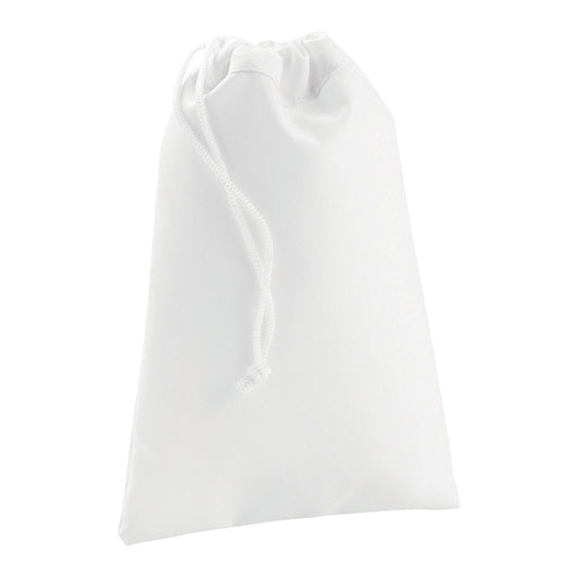 White - Front - Bagbase Sublimation Drawstring Bag