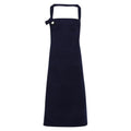 Navy - Front - Premier Unisex Adult Calibre Bibbed Apron