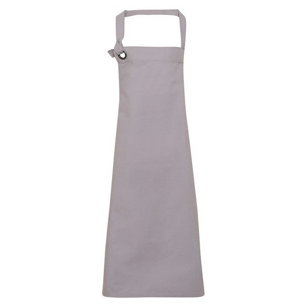 Silver - Front - Premier Unisex Adult Calibre Bibbed Apron