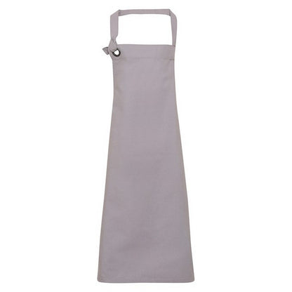 Silver - Front - Premier Unisex Adult Calibre Bibbed Apron