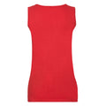 Red - Back - Fruit of the Loom Womens-Ladies Value Tank Top
