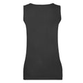 Black - Back - Fruit of the Loom Womens-Ladies Value Tank Top