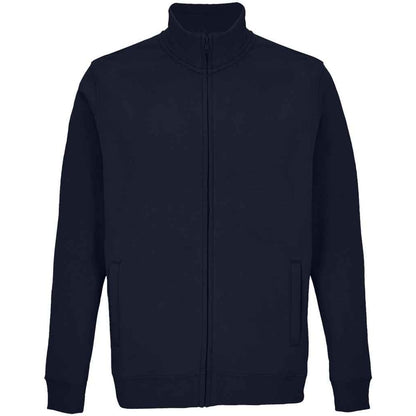 French Navy - Front - SOLS Unisex Adult Cooper Marl Full Zip Jacket