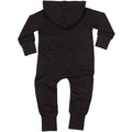 Black - Back - Babybugz Baby Plain Bodysuit