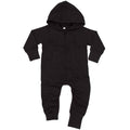 Black - Front - Babybugz Baby Plain Bodysuit