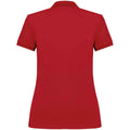 Poppy Red - Back - Native Spirit Womens-Ladies Pique Polo Shirt