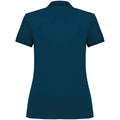 Peacock Blue - Back - Native Spirit Womens-Ladies Pique Polo Shirt