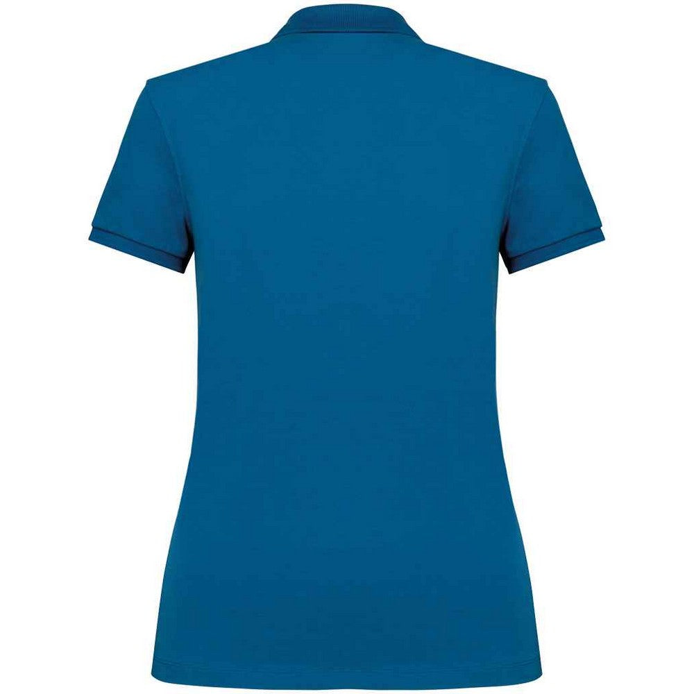 Blue Sapphire - Back - Native Spirit Womens-Ladies Pique Polo Shirt