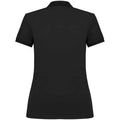 Black - Back - Native Spirit Womens-Ladies Pique Polo Shirt