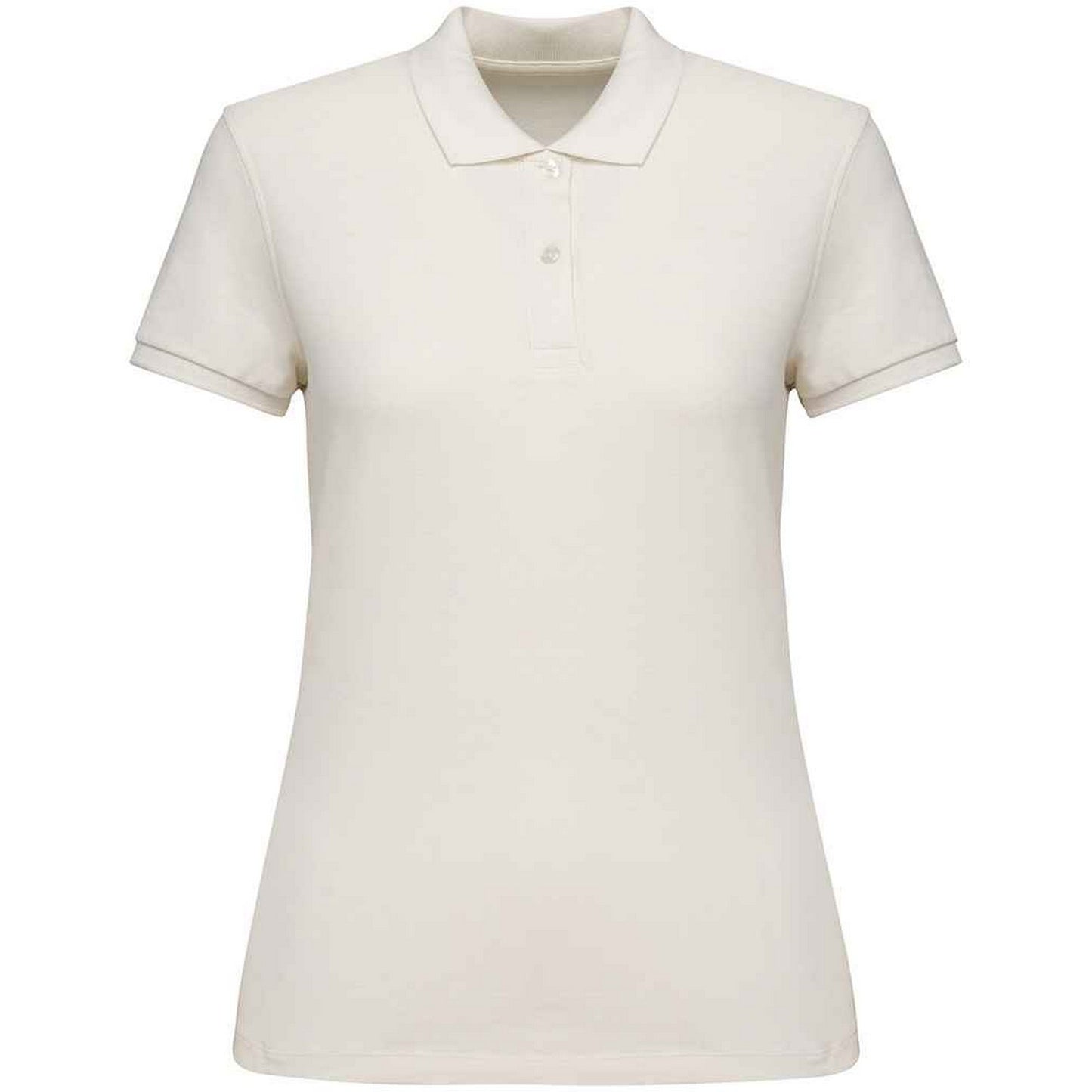 Ivory - Front - Native Spirit Womens-Ladies Pique Polo Shirt