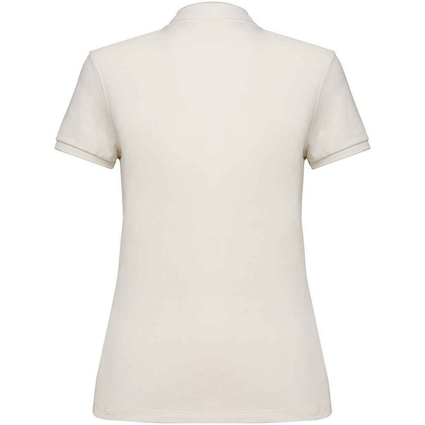 Ivory - Back - Native Spirit Womens-Ladies Pique Polo Shirt