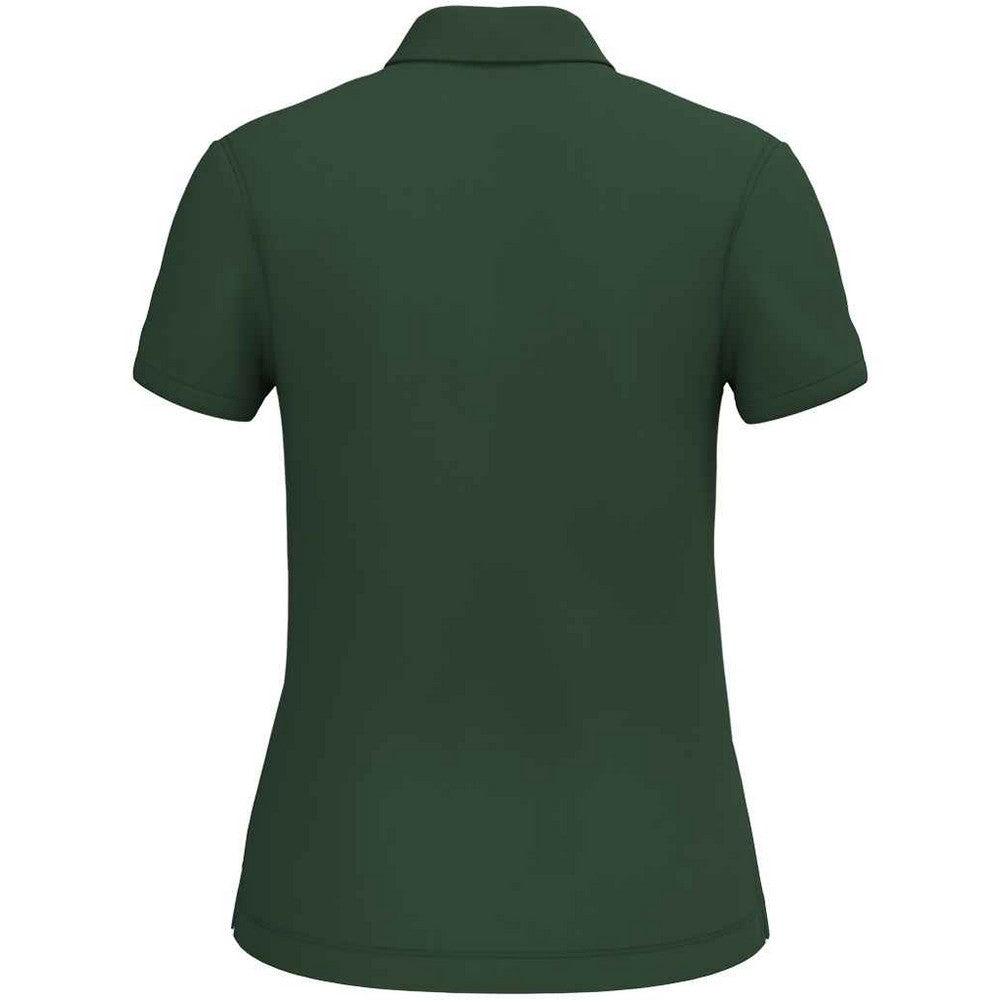 Forest Green - Back - Native Spirit Womens-Ladies Pique Polo Shirt