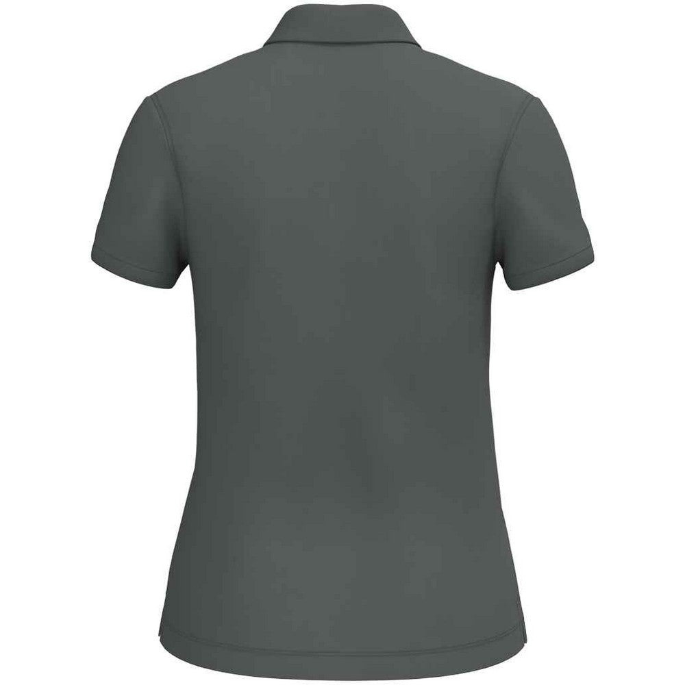 Iron Grey - Back - Native Spirit Womens-Ladies Pique Polo Shirt
