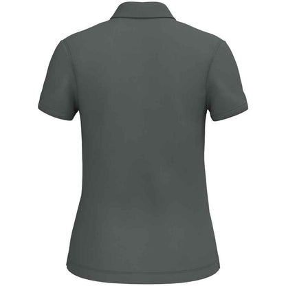 Iron Grey - Back - Native Spirit Womens-Ladies Pique Polo Shirt