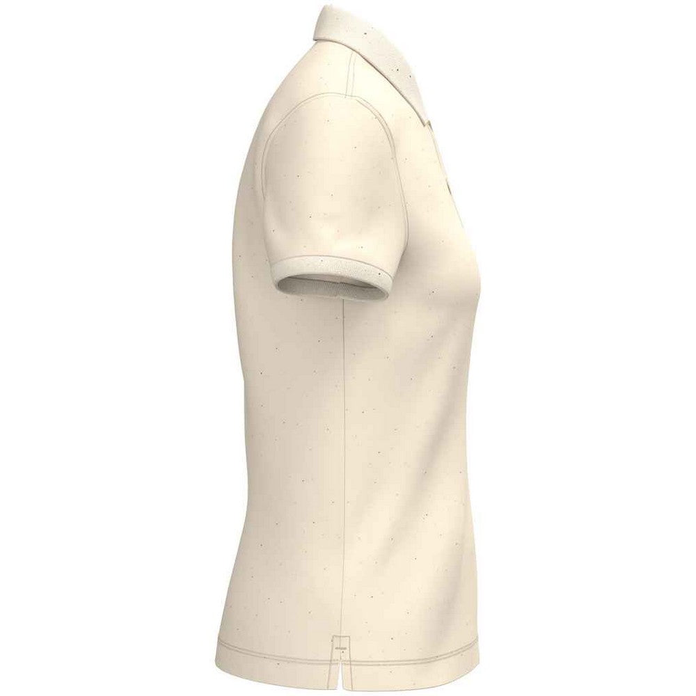 Raw Natural - Side - Native Spirit Womens-Ladies Pique Polo Shirt