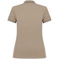 Wet Sand - Back - Native Spirit Womens-Ladies Pique Polo Shirt