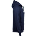 Navy - Side - Tee Jays Mens Urban Full Zip Hoodie