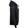 Black - Side - Tee Jays Mens Urban Full Zip Hoodie