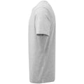 Grey Marl - Side - Anthem Unisex Adult Textured Marl Midweight T-Shirt