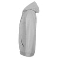 Grey Marl - Side - SOLS Unisex Adult Condor Marl Hoodie