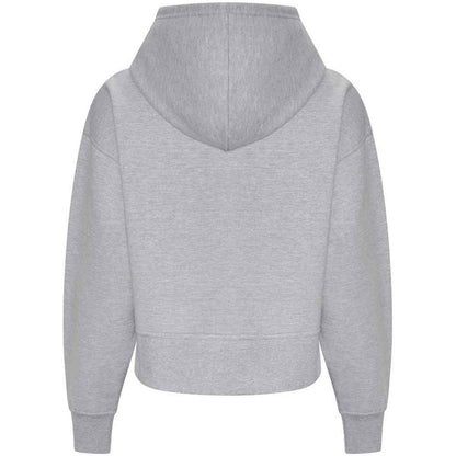 Heather Grey - Back - Awdis Womens-Ladies Heather Hoodie