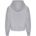 Heather Grey - Back - Awdis Womens-Ladies Heather Hoodie