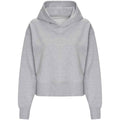 Heather Grey - Front - Awdis Womens-Ladies Heather Hoodie