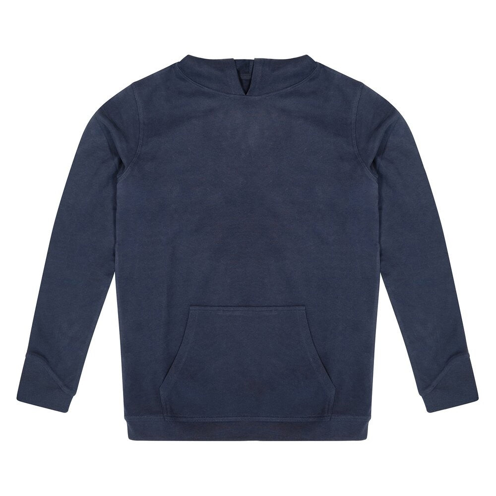 Navy - Front - Ecologie Unisex Adult Corcovado Organic Hoodie