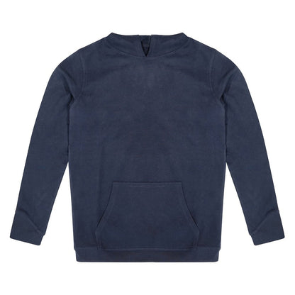 Navy - Front - Ecologie Unisex Adult Corcovado Organic Hoodie