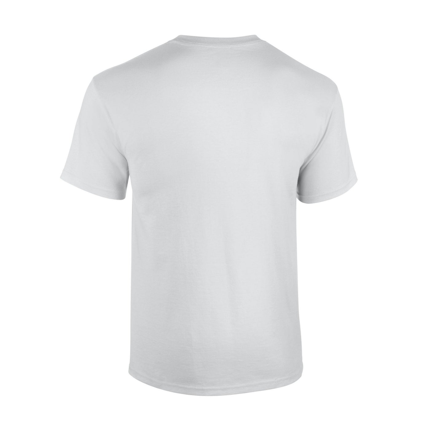 White - Back - Gildan Unisex Adult Cotton T-Shirt