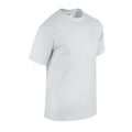 White - Side - Gildan Unisex Adult Cotton T-Shirt