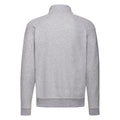 Heather Grey - Back - Fruit of the Loom Mens Classic Sweat Jacket