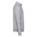 Heather Grey - Side - Fruit of the Loom Mens Classic Sweat Jacket