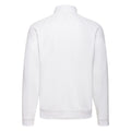 White - Back - Fruit of the Loom Mens Classic Sweat Jacket