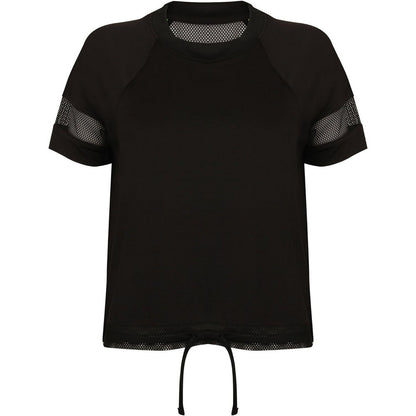 Black - Front - Tombo Womens-Ladies Over T-Shirt