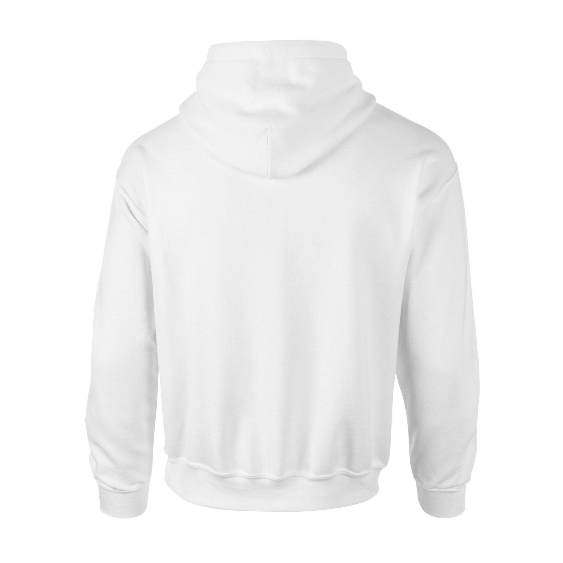 White - Back - Gildan Mens DryBlend Hoodie