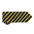 Black-Gold - Back - Premier Mens Stripe Tie