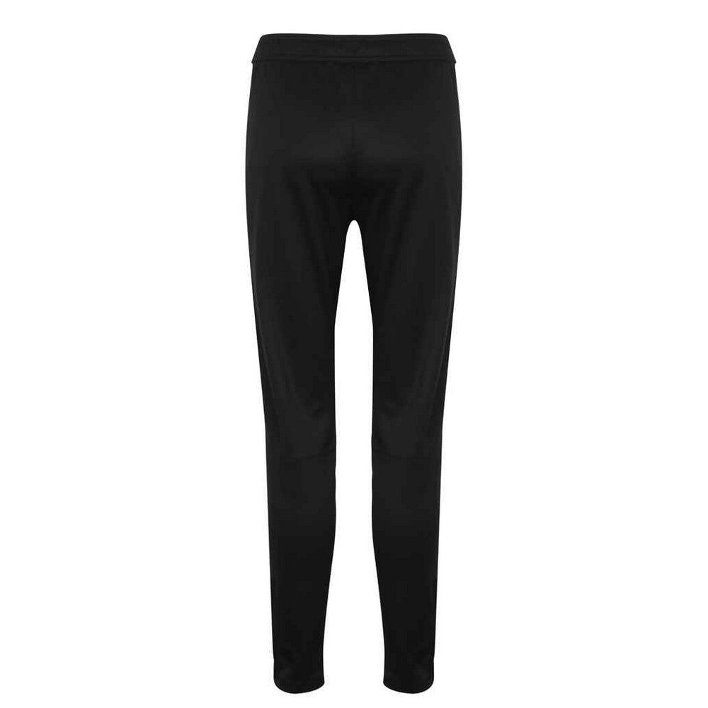 Black - Back - Tombo Womens-Ladies Piqué Slim Jogging Bottoms