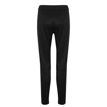 Black - Back - Tombo Womens-Ladies Piqué Slim Jogging Bottoms